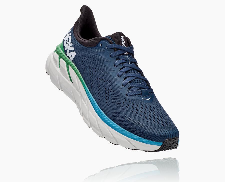 Hoka One One Koşu Ayakkabısı Erkek Lacivert - Clifton 7 - KM9732160